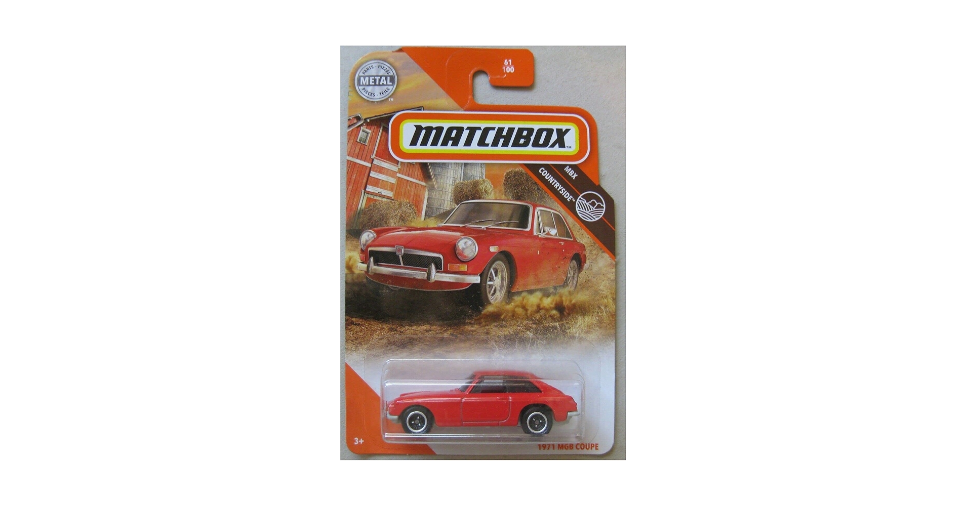 Amazon.com: DieCast Matchbox 1971 MGB Coupe, MBX Countryside